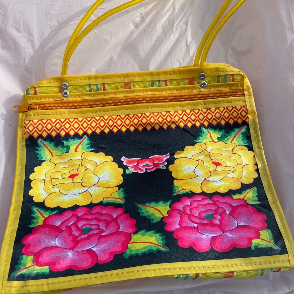 Colorful handmade purse
